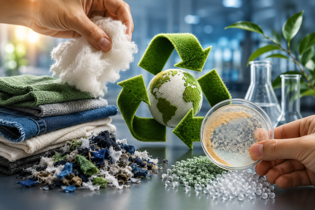 Transforming Textile Waste into Valuable Polymer Resources