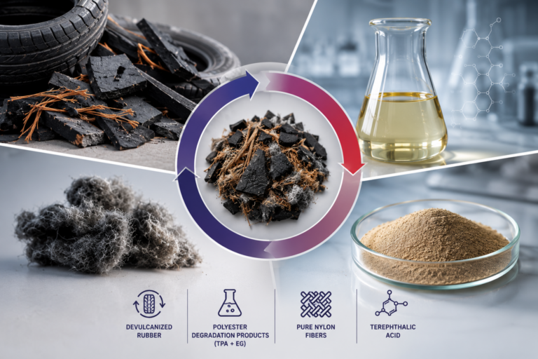 From Waste Tires to Valuable Raw Materials: The Future of Advanced Recycling